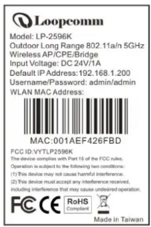 Premiertek LP-2596K - Product Label - 2