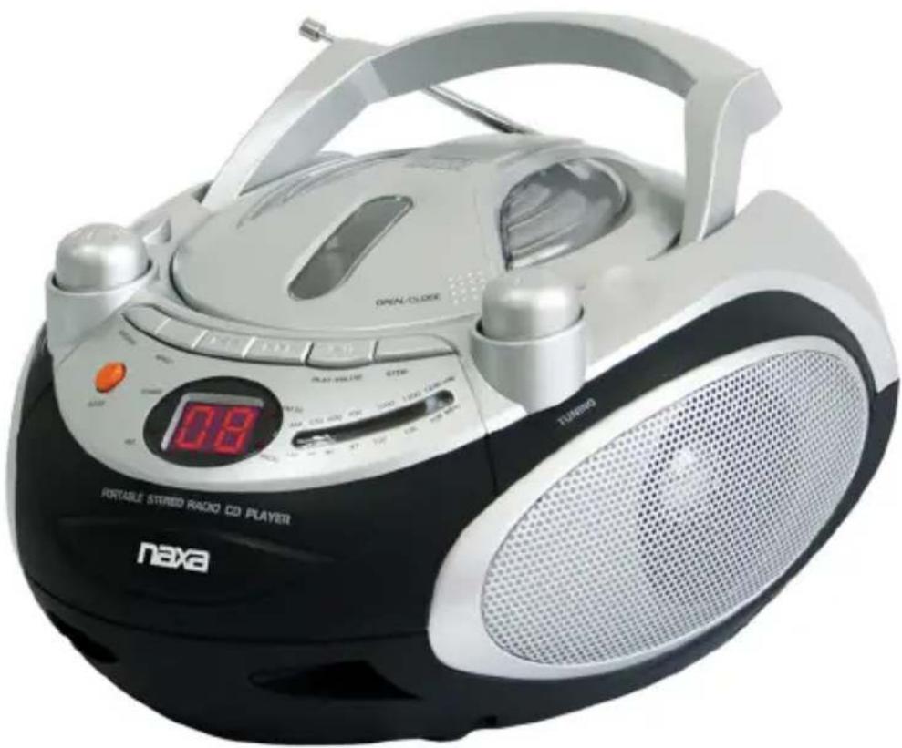 Naxa NPB-245 - Portable CD Player With AM/FM Stereo Radio - 1