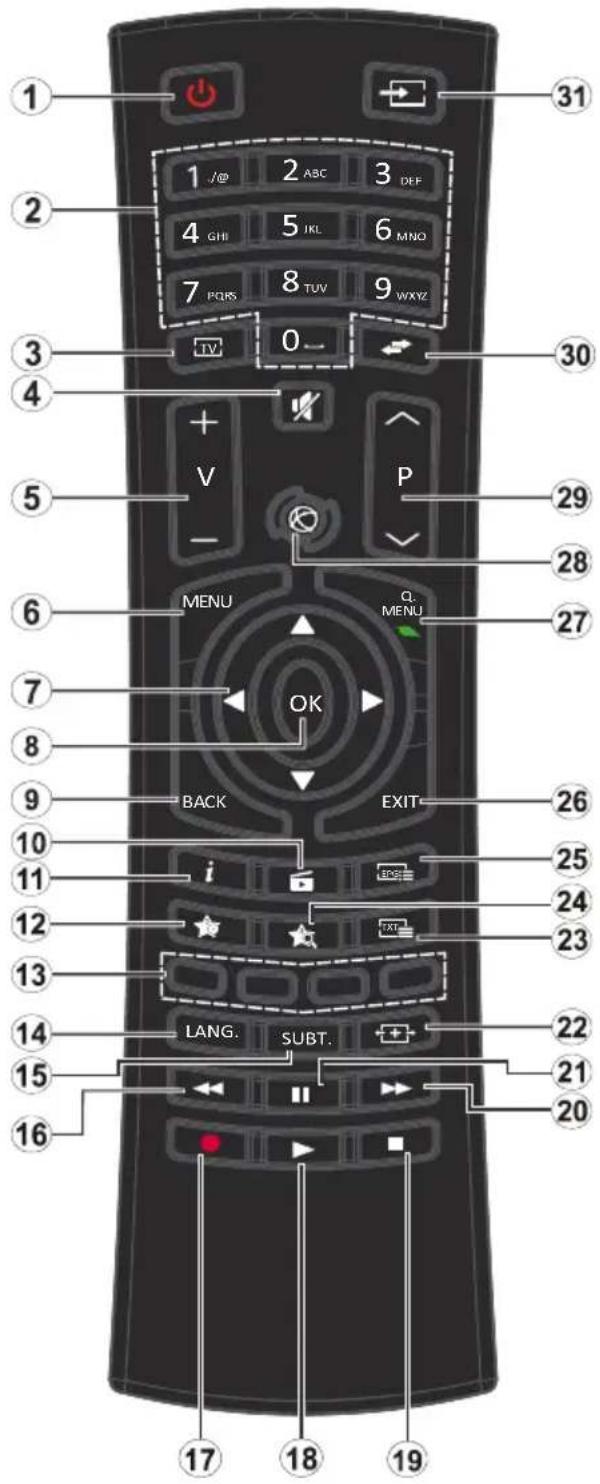 VESTEL 48UA8900 - Uzaktan Kumanda - 1
