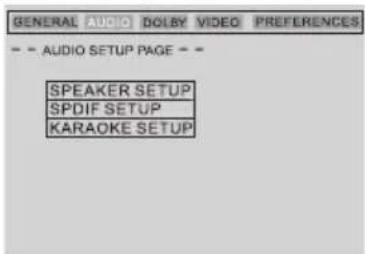 Naxa ND-859 - AUDIO SETUP - 1