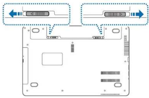 SAMSUNG 2 Series NT270E5K - 배터리 분리/장착하기 - 1