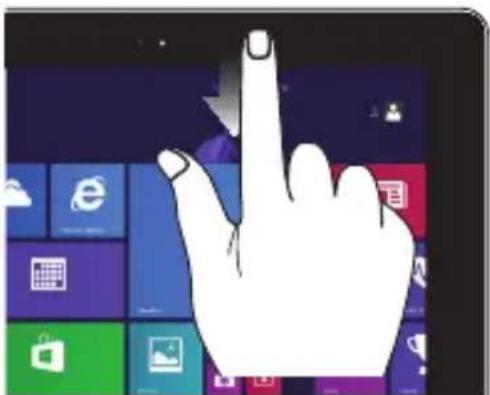 ASUS X454WA - Top edge swipe Finger slide - 1
