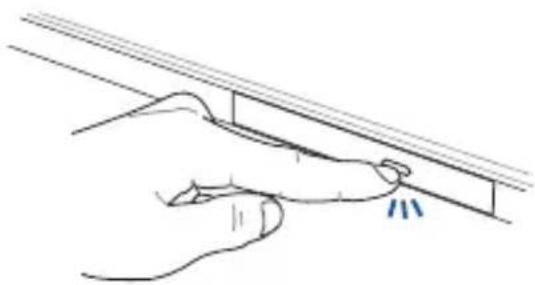 ASUS X454WA - Inserting an optical disc - 1