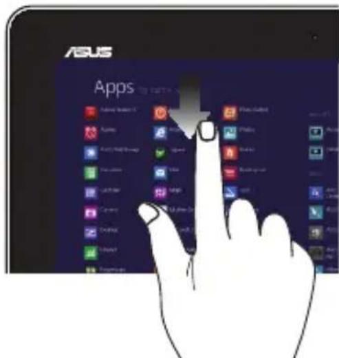 ASUS X454WA - Swipe up Swipe down - 2