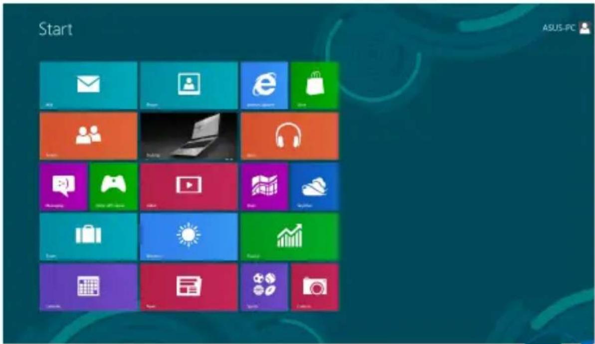 ASUS X450JB - Start screen - 1