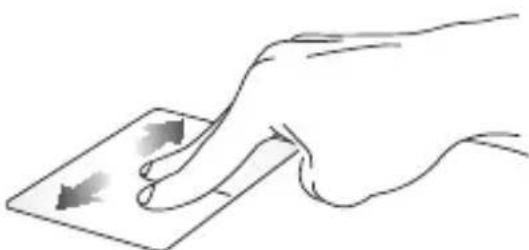 ASUS X302UJ - Two-finger scroll (up/down) Two-finger scroll (left/right) - 2