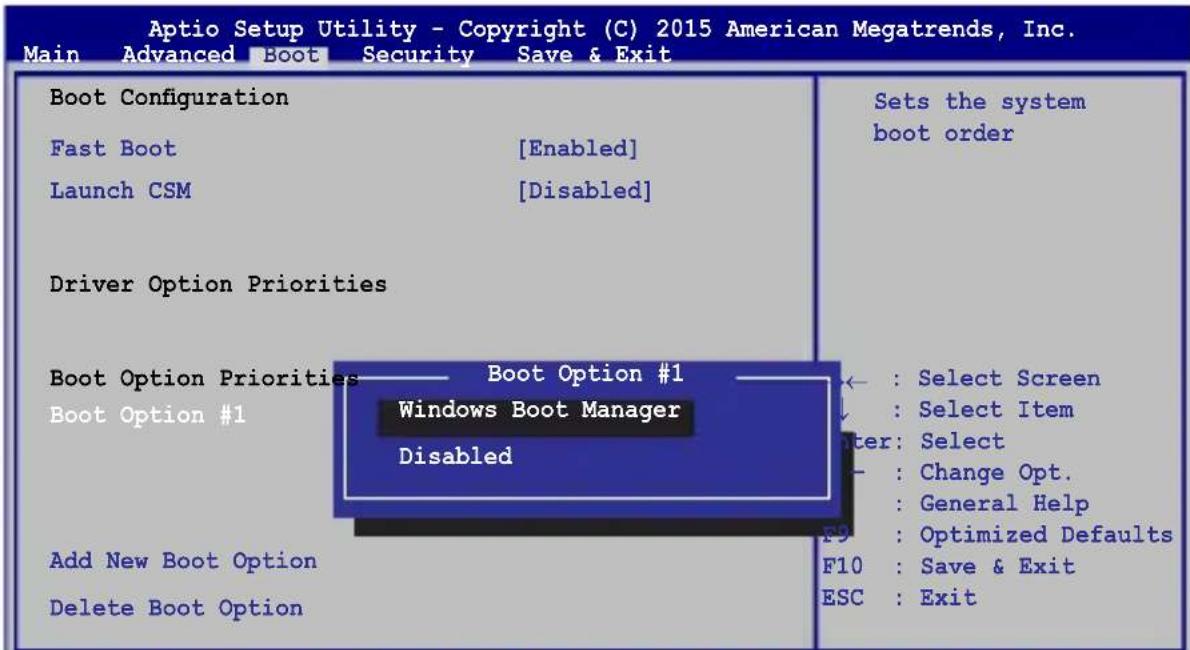 ASUS X302UJ - and select a device as the Boot Option #1. - 1