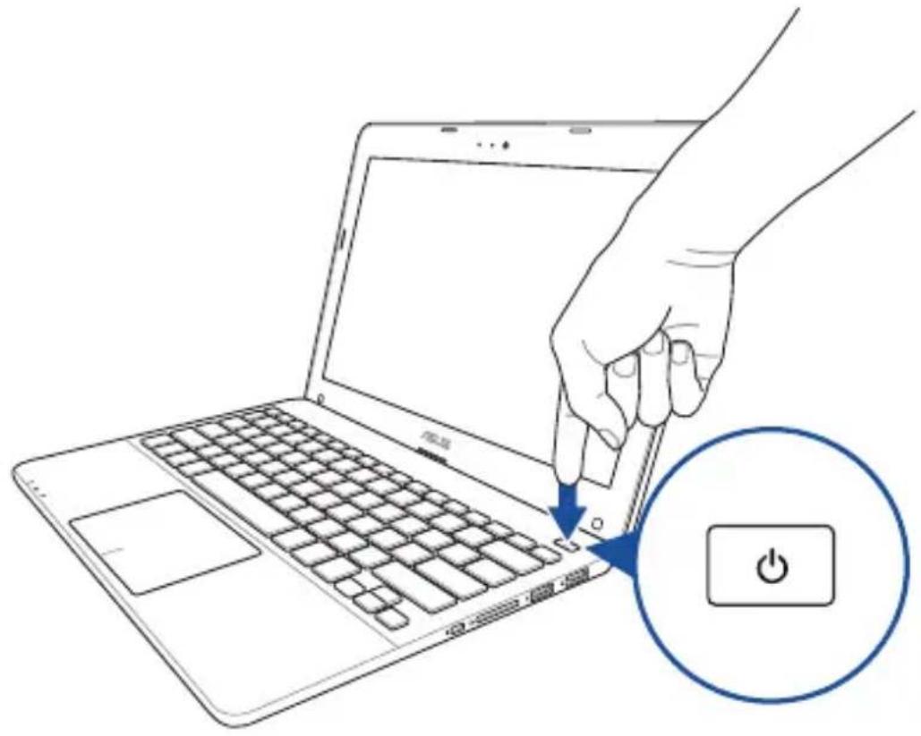 ASUS X302UJ - Press the power button - 1