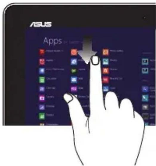 ASUS A555LB - Swipe up Swipe down - 2