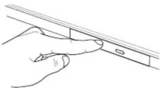 ASUS A555LB - Inserting an optical disc - 4