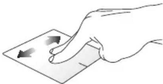 ASUS A555LB - Two-finger scroll (up/down) Two-finger scroll (left/right) - 2