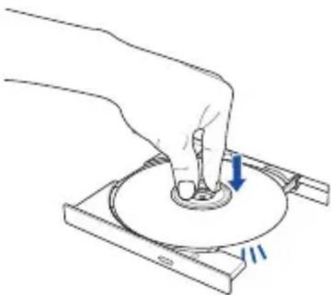 ASUS A555LB - Inserting an optical disc - 3