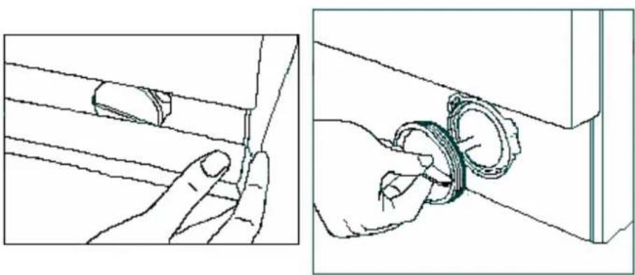 BRANDT WFE1076A - Danger of being scalded! - 1