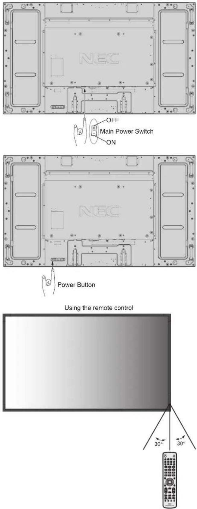 NEC E805-AVT - Power ON and OFF Modes - 1