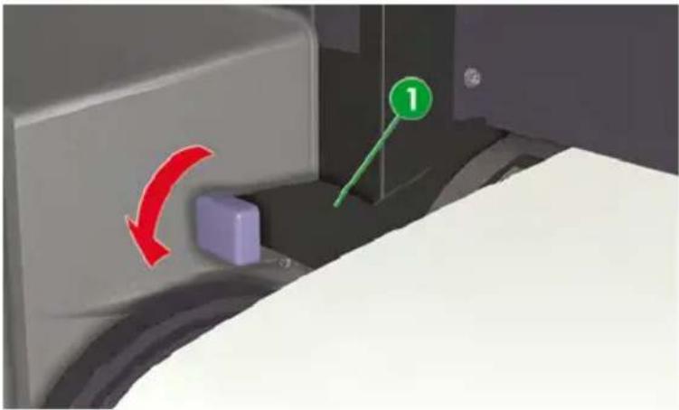 HP Designjet 8000s - Load a cut sheet - 8