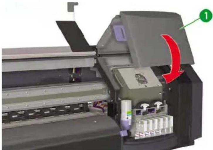 HP Designjet 8000s - Wiper blade replacement - 15