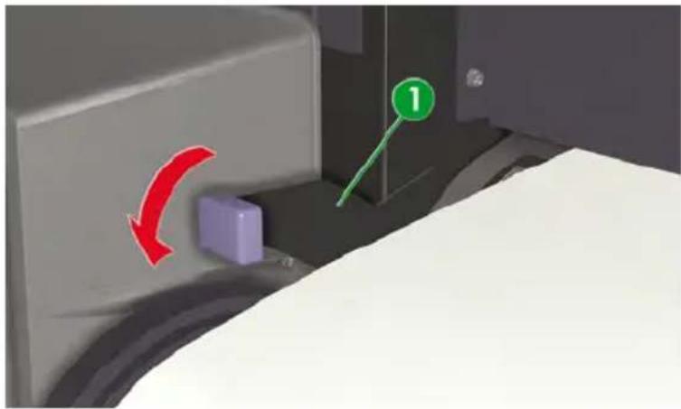 HP Designjet 8000s - Install a media roll in the printer - 29