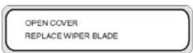 HP Designjet 8000s - Wiper blade replacement - 5