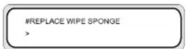 HP Designjet 8000s - Wiper sponge replacement - 5