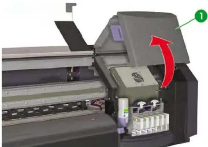 HP Designjet 8000s - Wiper sponge replacement - 7