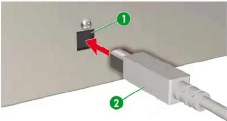 HP Designjet 8000s - Connection procedure - 5