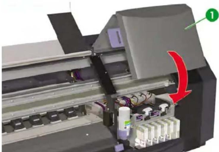 HP Designjet 8000s - Capping unit cleaning - 16