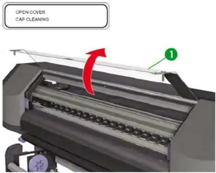 HP Designjet 8000s - Capping unit cleaning - 10