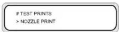HP Designjet 8000s - Adjustment pattern prints (TEST PRINTS) - 1