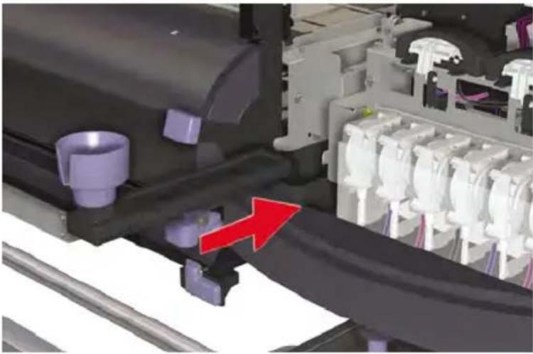 HP Designjet 8000s - Wiper sponge replacement - 14