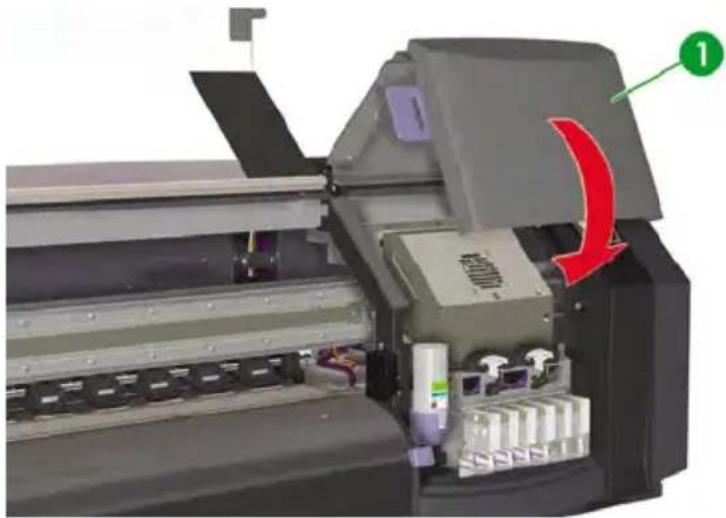 HP Designjet 8000s - Wiper sponge replacement - 19