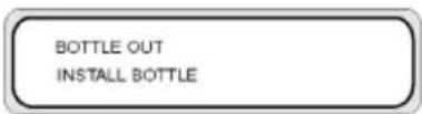 HP Designjet 8000s - Waste ink bottle is not installed - 1