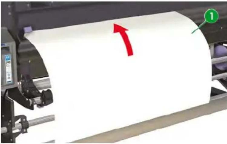 HP Designjet 8000s - Load a cut sheet - 6