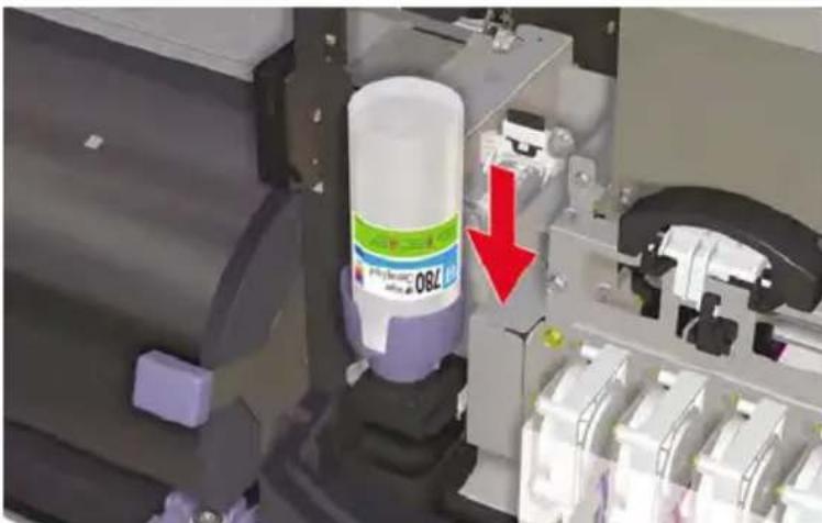 HP Designjet 8000s - Wiper liquid bottle replacement - 16