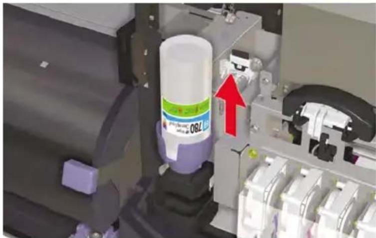 HP Designjet 8000s - Wiper liquid bottle replacement - 11