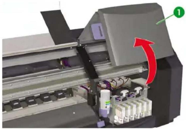HP Designjet 8000s - Capping unit cleaning - 11