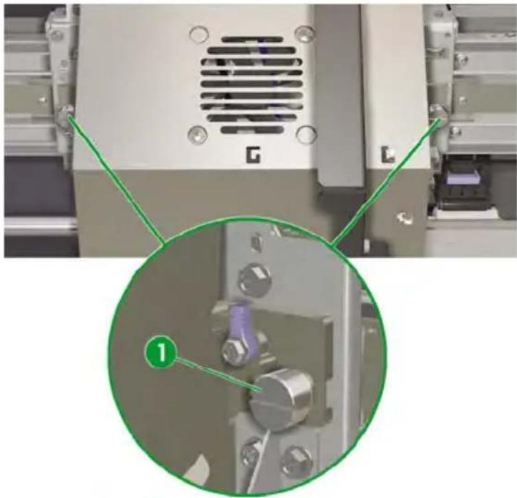 HP Designjet 8000s - Change the printhead height - 8