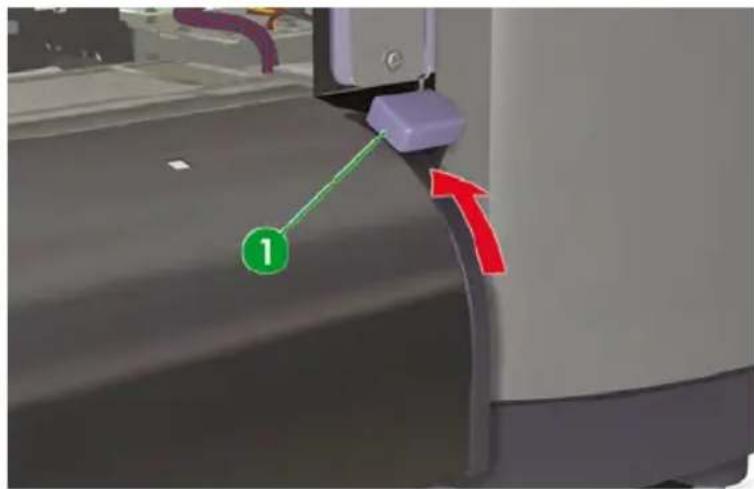 HP Designjet 8000s - Load media on to the take-up reel - 14