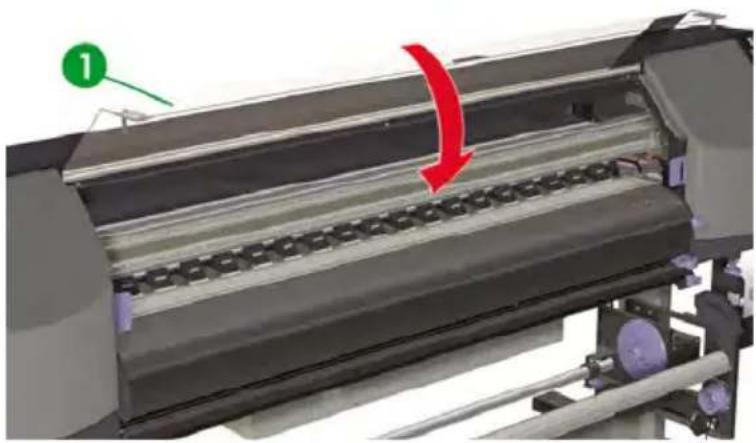 HP Designjet 8000s - Wiper sponge replacement - 20