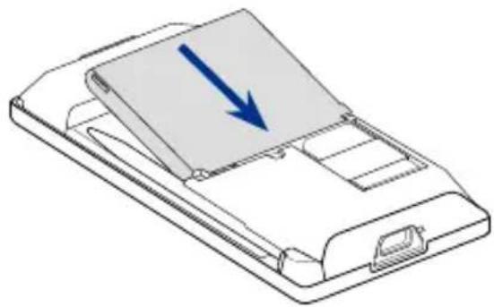 O2 XDA Ignito - To install the battery - 1