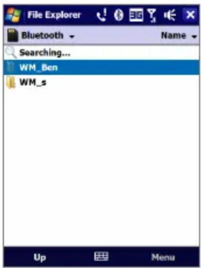 File Explorer Bluetooth Name Searching... WM_Ben WM_s Up Menu