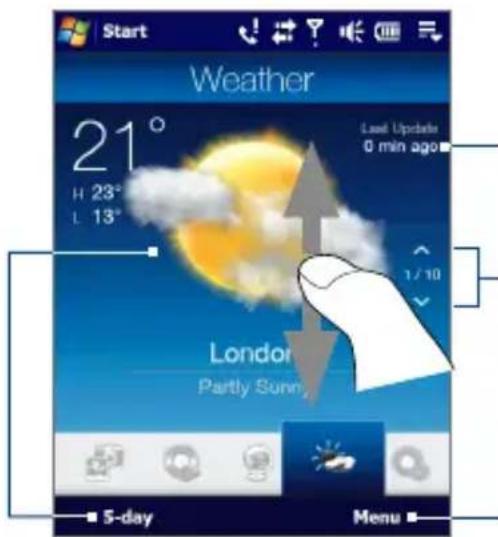 Start Weather 21° H 23° L 13° Last Upsets 0 min ago London Partly Sunn 5-day Menu