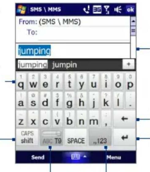 From: (SMS \ MMS) To: jumping jumping jumpin 1 2 3 4 5 6 7 8 9 0 q w e r t y u i o p ! @ # 3 % & ? / a s d f g h j k l . z x c v b n m , CAPS shift ABC T9 SPACE „123 Send Menu