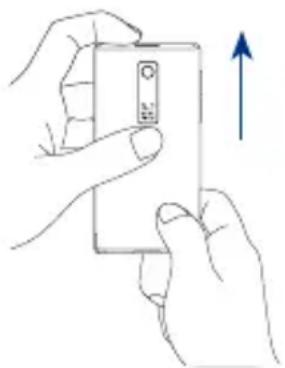 O2 XDA Ignito - To remove the back cover - 1