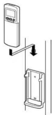 TOSHIBA RAS-13UKP2L - Mounting and removing the remote control - 4