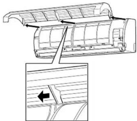 TOSHIBA RAS-13UKP2L - Cleaning the air inlet grille - 1