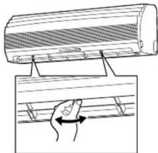 TOSHIBA RAS-13UKP2L - Adjust the horizontal air flow Preparation: - 2