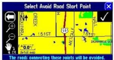 GARMIN StreetPilot 2620 - Avoidance button - 1