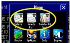 GARMIN StreetPilot 2620 - Deleting "Recently-Found" Places - 2