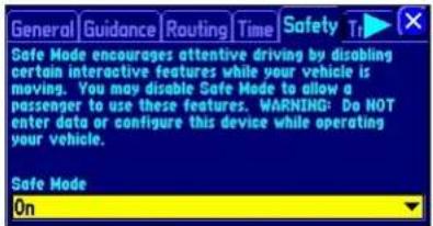 GARMIN StreetPilot 2620 - OPERATE YOUR STREETPILOT IN "SAFE MODE" WHILE DRIVING - 1