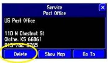 GARMIN StreetPilot 2620 - Deleting "Recently-Found" Places - 1